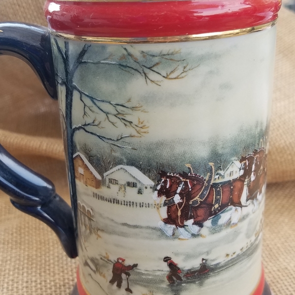 Budweiser 1990 Collector's Series Stein - Picture 2 of 5